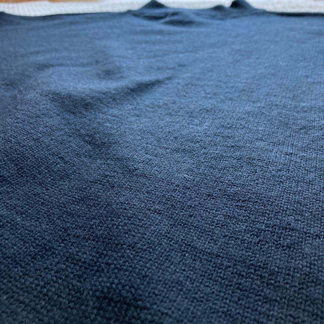希少 XL 美品 70s USN ゴブセーター ニット 実物 海軍 モックネック
