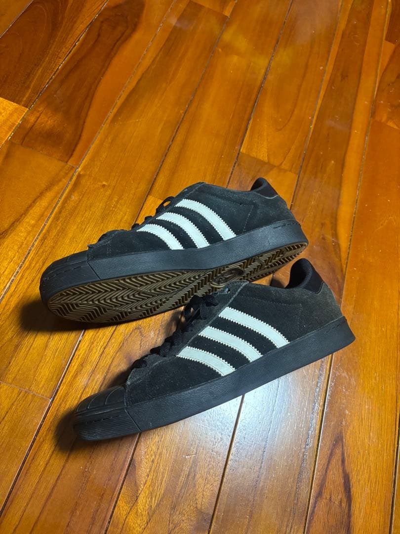 靴 adidas SUPERSTAR VULC ADV skate 27cm