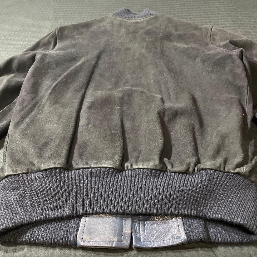 高級希少　McGREGOR sheep suede bomber jacket