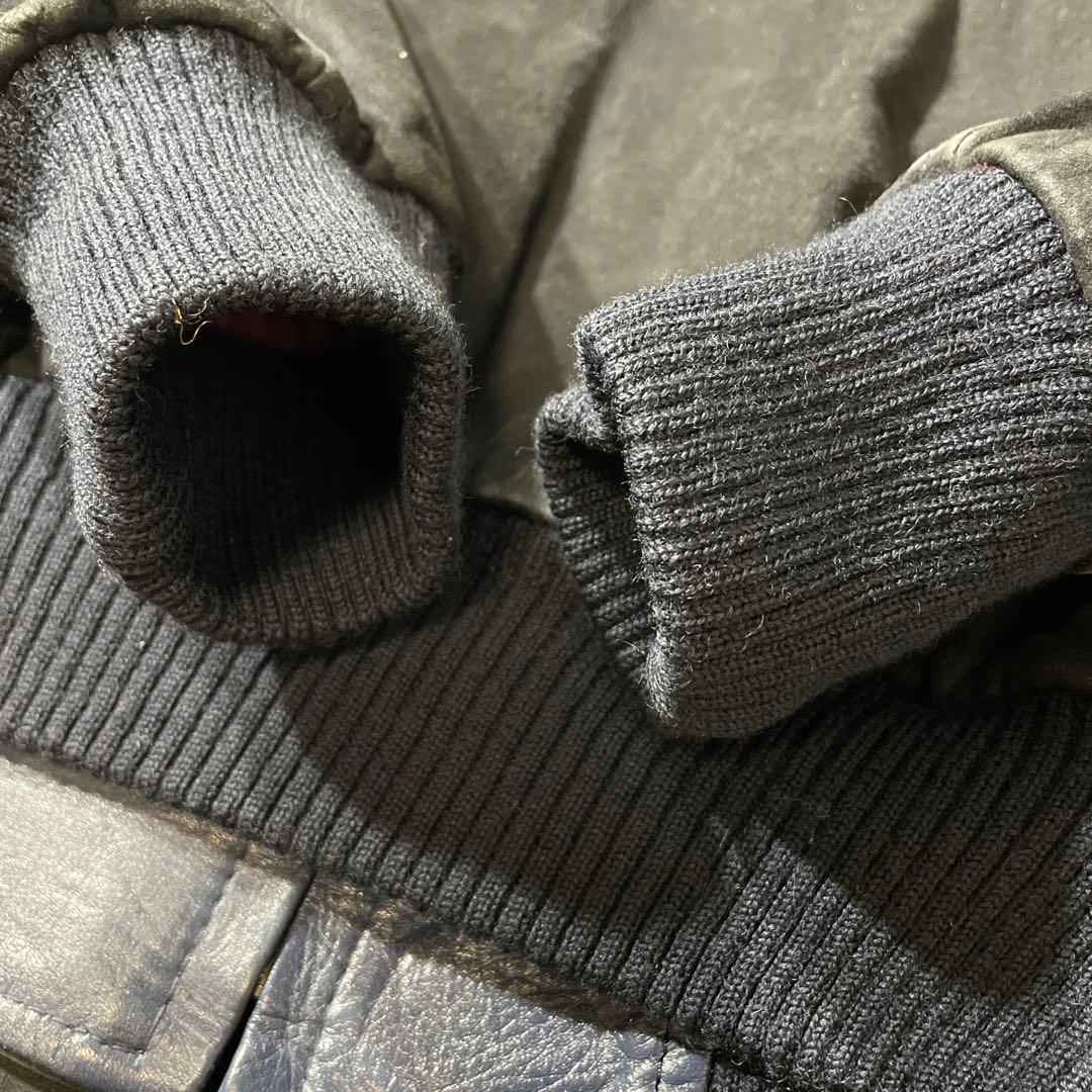 高級希少　McGREGOR sheep suede bomber jacket