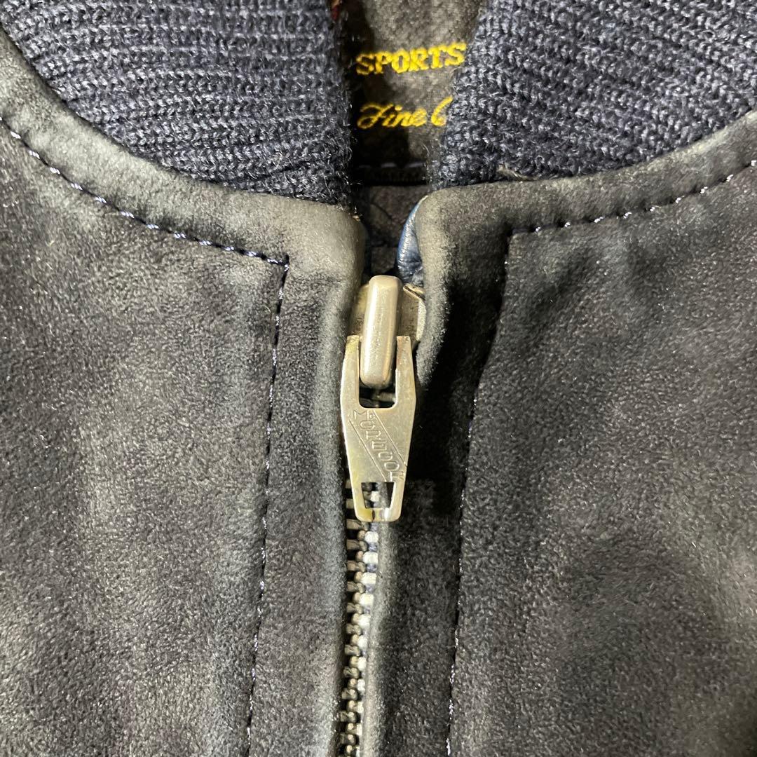 高級希少　McGREGOR sheep suede bomber jacket