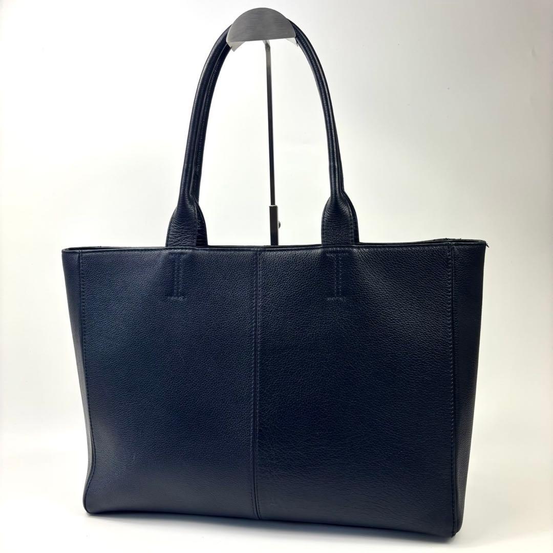 【美品】 シップス レザー トートバッグ A4サイズ 大容量 通勤 通学