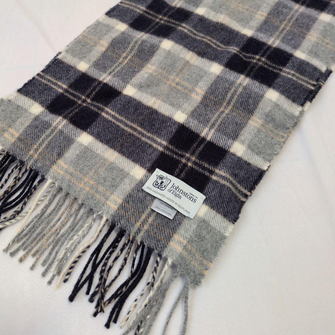 Johnstons of Elgin マフラー ストール カシミア100%