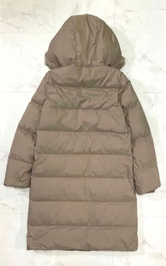 ☆極美品☆アーバンリサーチ定価33,000円ラビットフードストレッチロングダウン