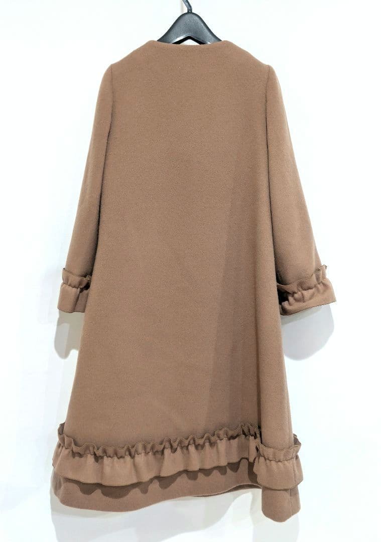 M'S GRACY エムズグレイシー フリルｘリボンジップアップコート