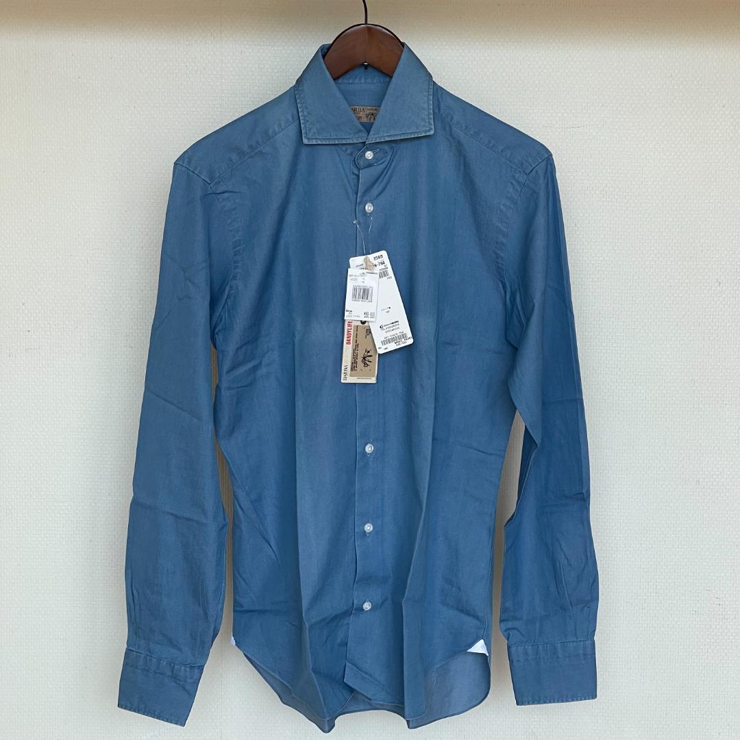 【Ｎ様】BARBA ダンディライフ カジュアルシャツ40