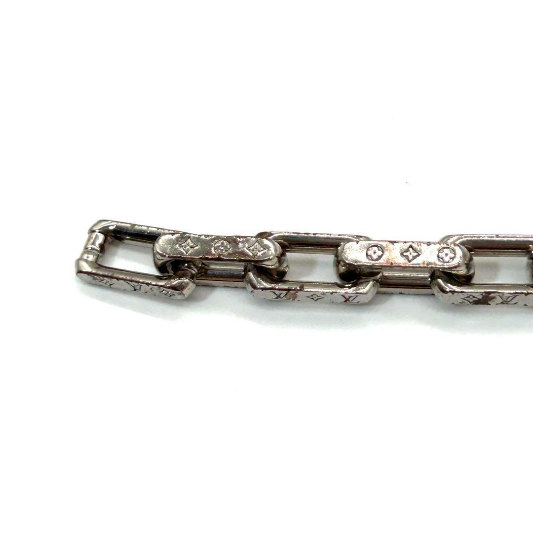 ルイヴィトン　LOUIS VUITTON　ブレスレット　モノグラム　チェーン