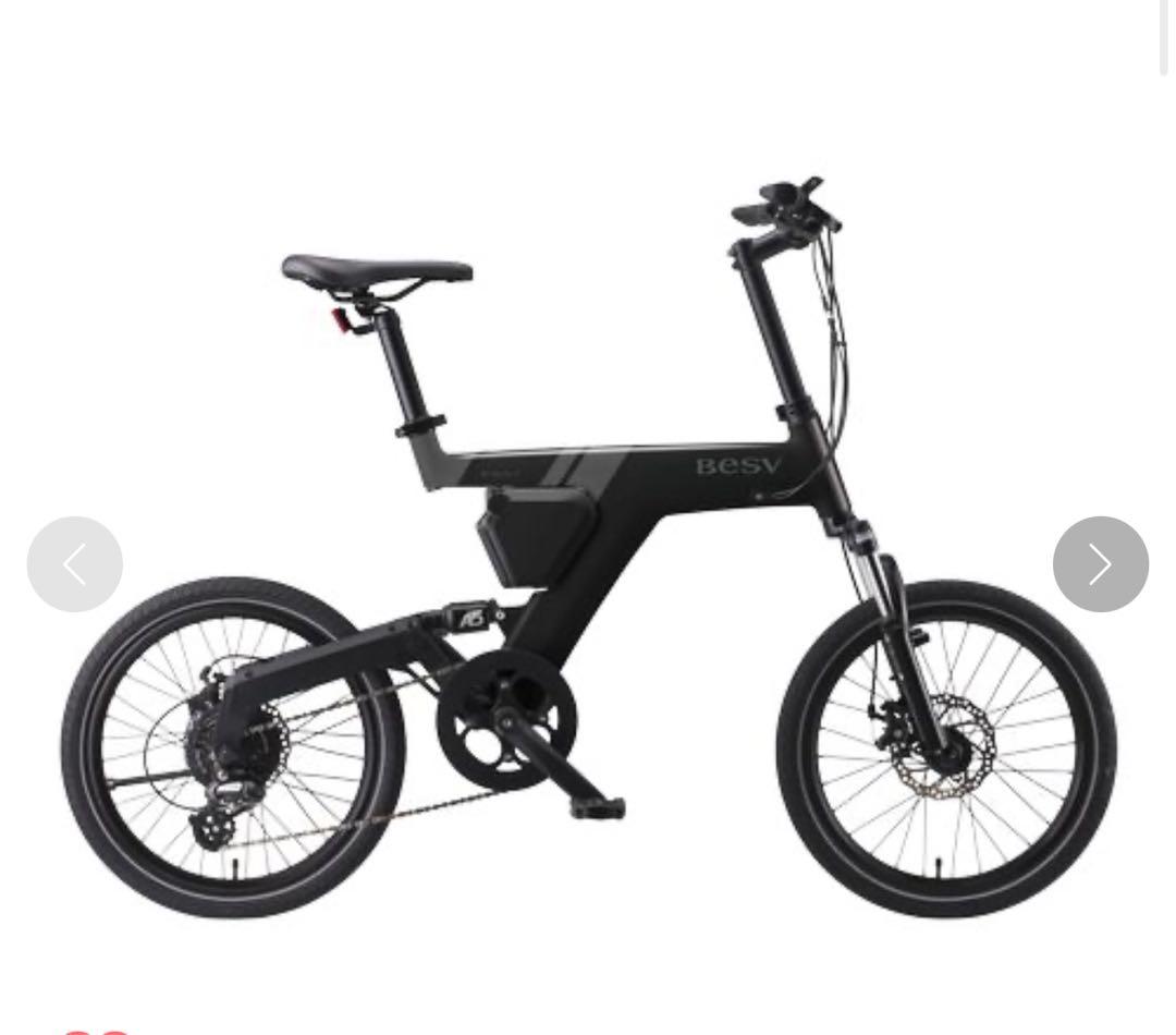 BESV ベスビー　PSA1 美品 ブラック　カゴ付き