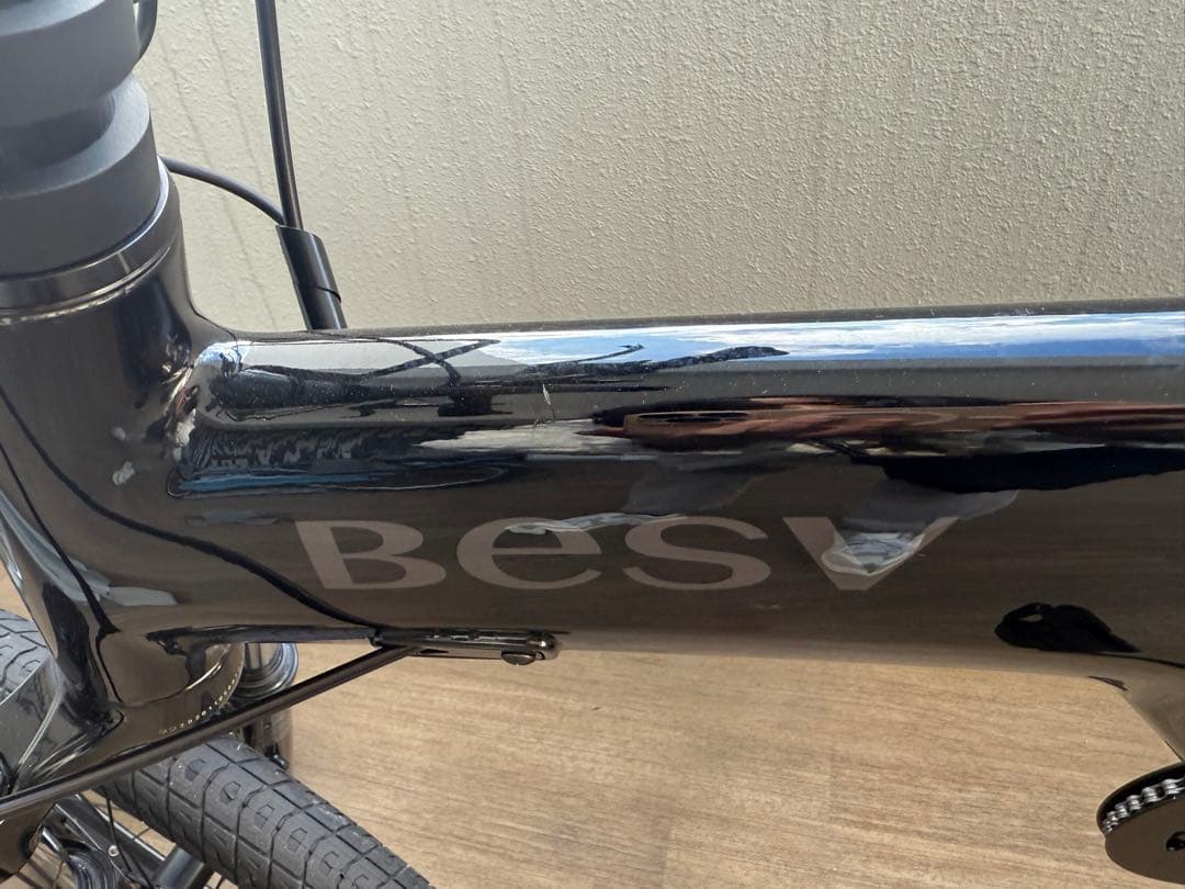 BESV ベスビー　PSA1 美品 ブラック　カゴ付き