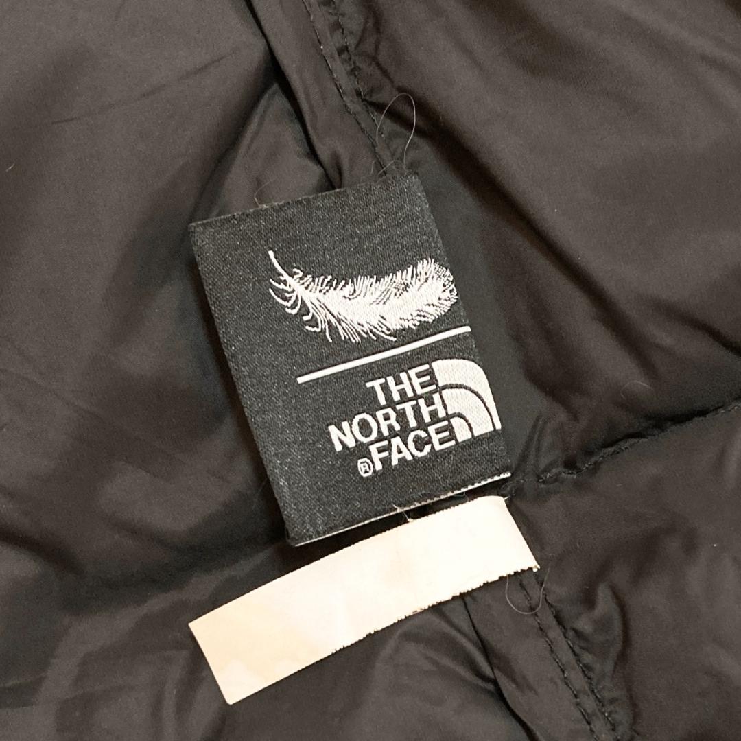 ザノースフェイス ダウンジャケット 刺繍ロゴ ブラック 95(M) 1449