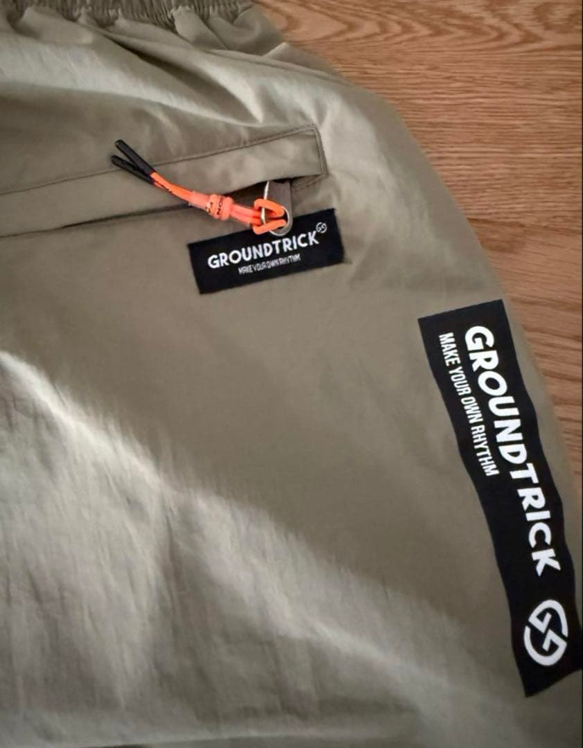 GROUND TRICK カーキ ウェア上下 サイズL