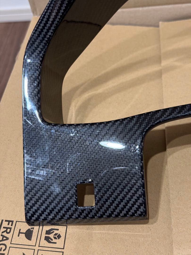 130系マークx カーボンメーターフードカバー