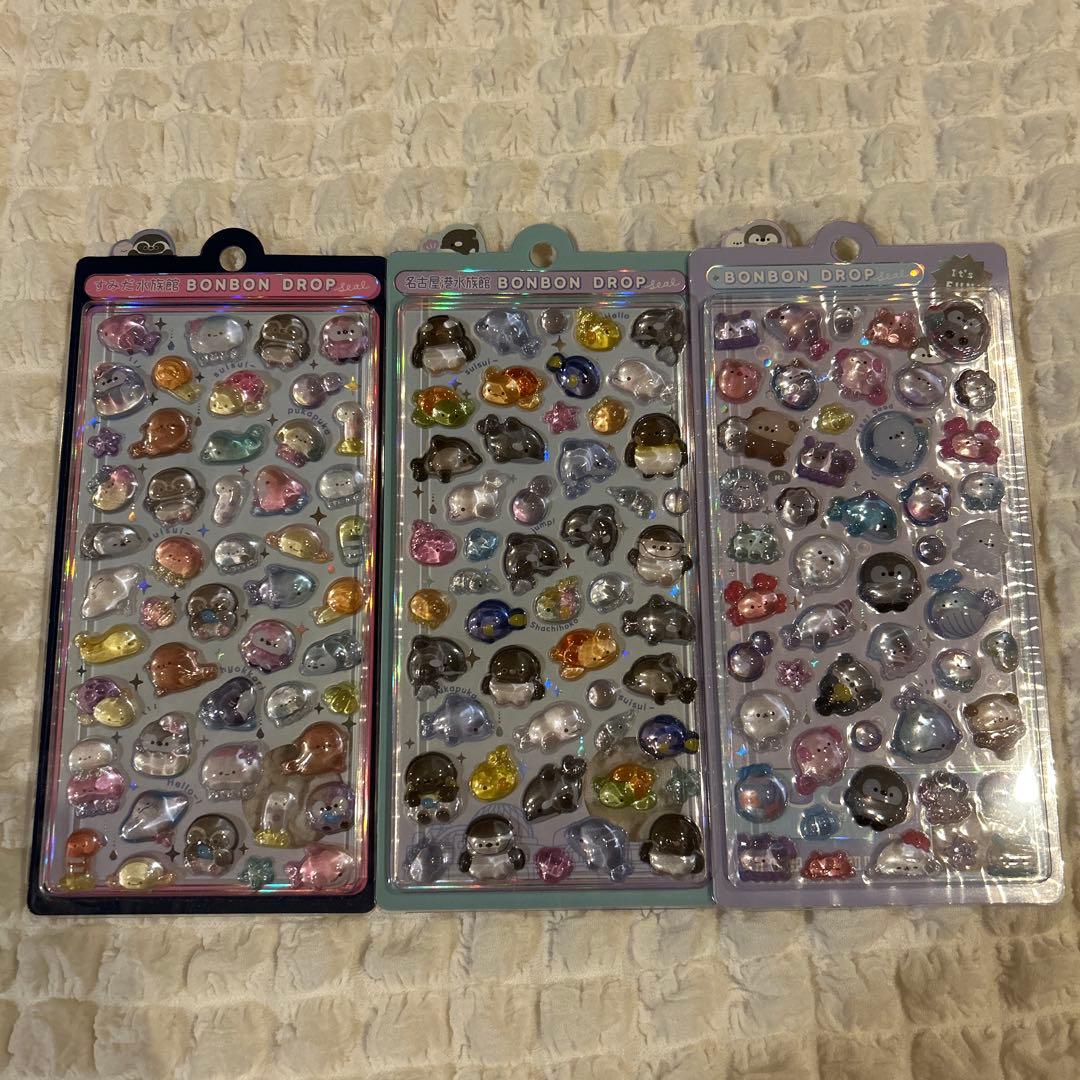 【専用】ボンボンドロップシール　名古屋港水族館　すみだ水族館