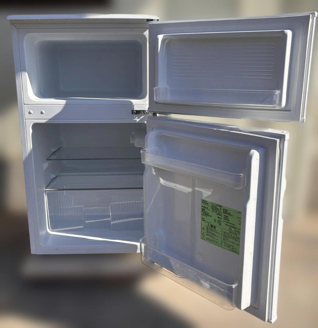 コンフィ ノンフロン冷凍冷蔵庫 RCT90WH/E 2024年製 取扱説明書あり