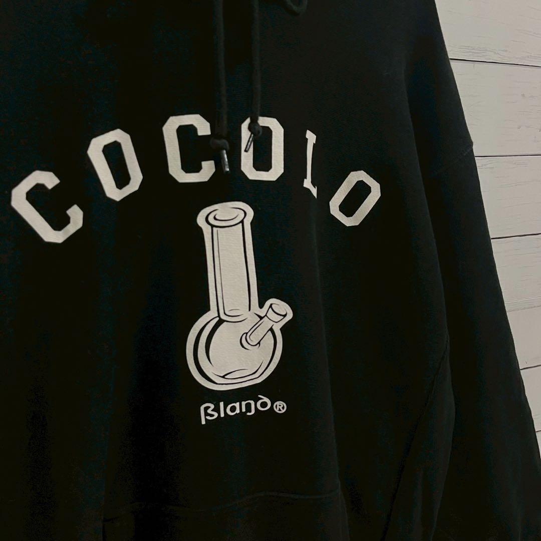 1【人気Lサイズ】ココロブランド☆定番人気 センタービッグロゴパーカー☆7395