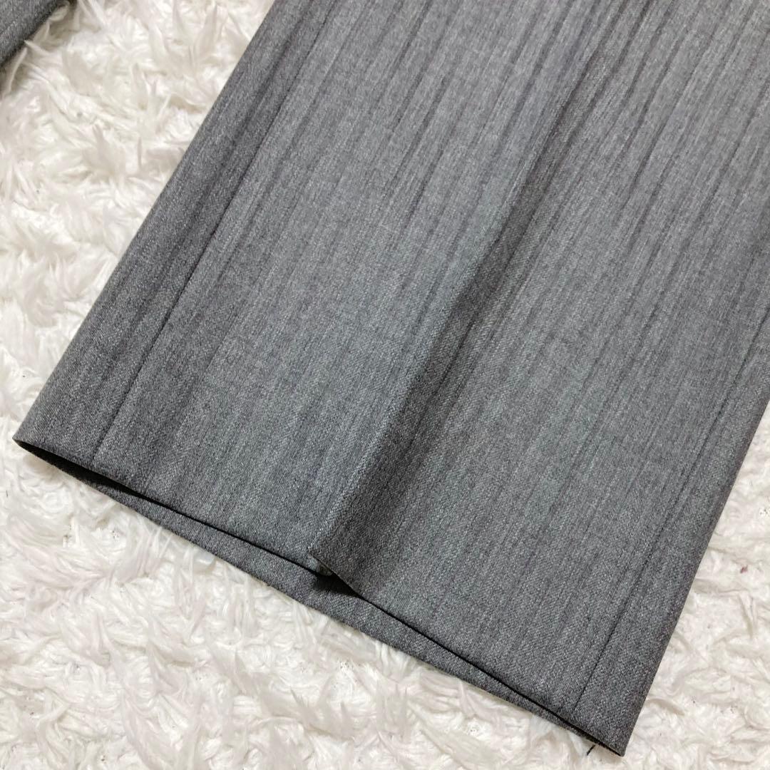 極美品♡23区 Bahariye パンツスーツ セットアップ ストライプ グレー