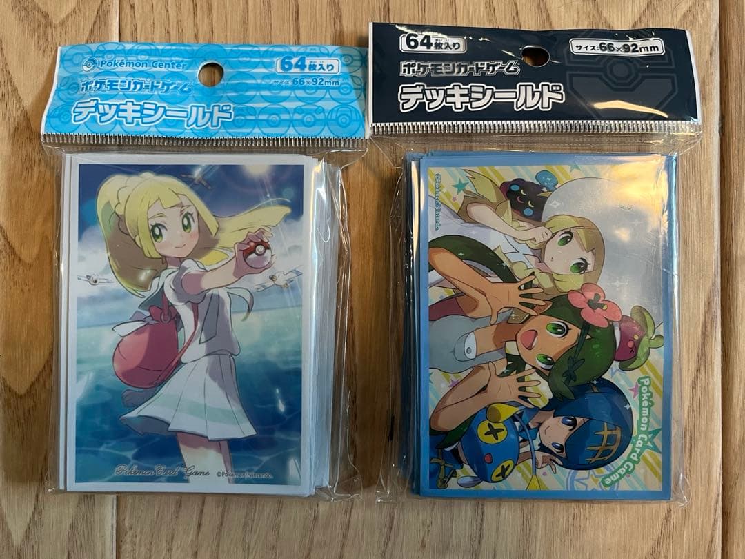 【匿名・新品】ポケモンカードゲーム　デッキシールド　マオ スイレン リーリエ