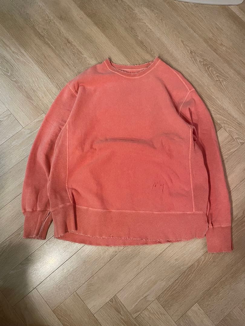 ANCELLM アンセルムダメージ加工スウェット サイズ2