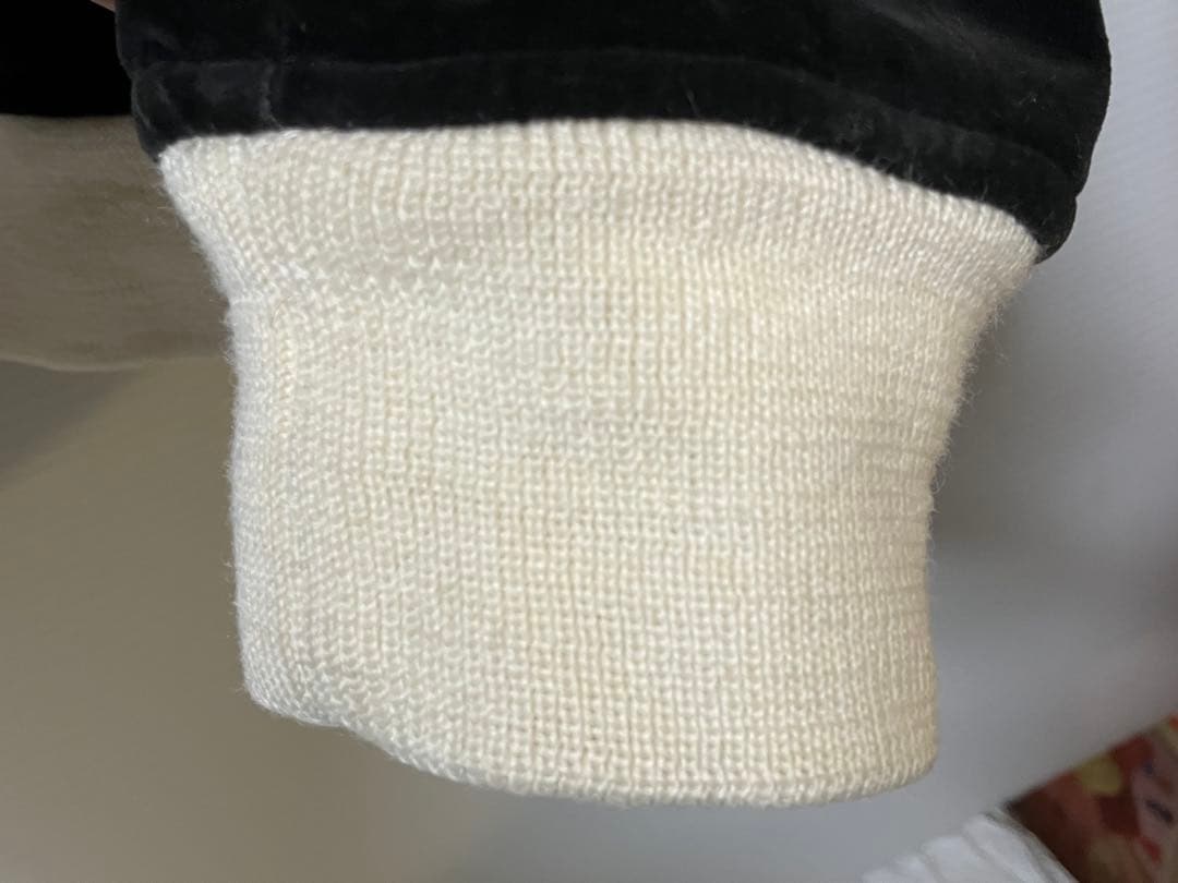 ヒューストン　スカジャン　別珍　白虎 龍　L