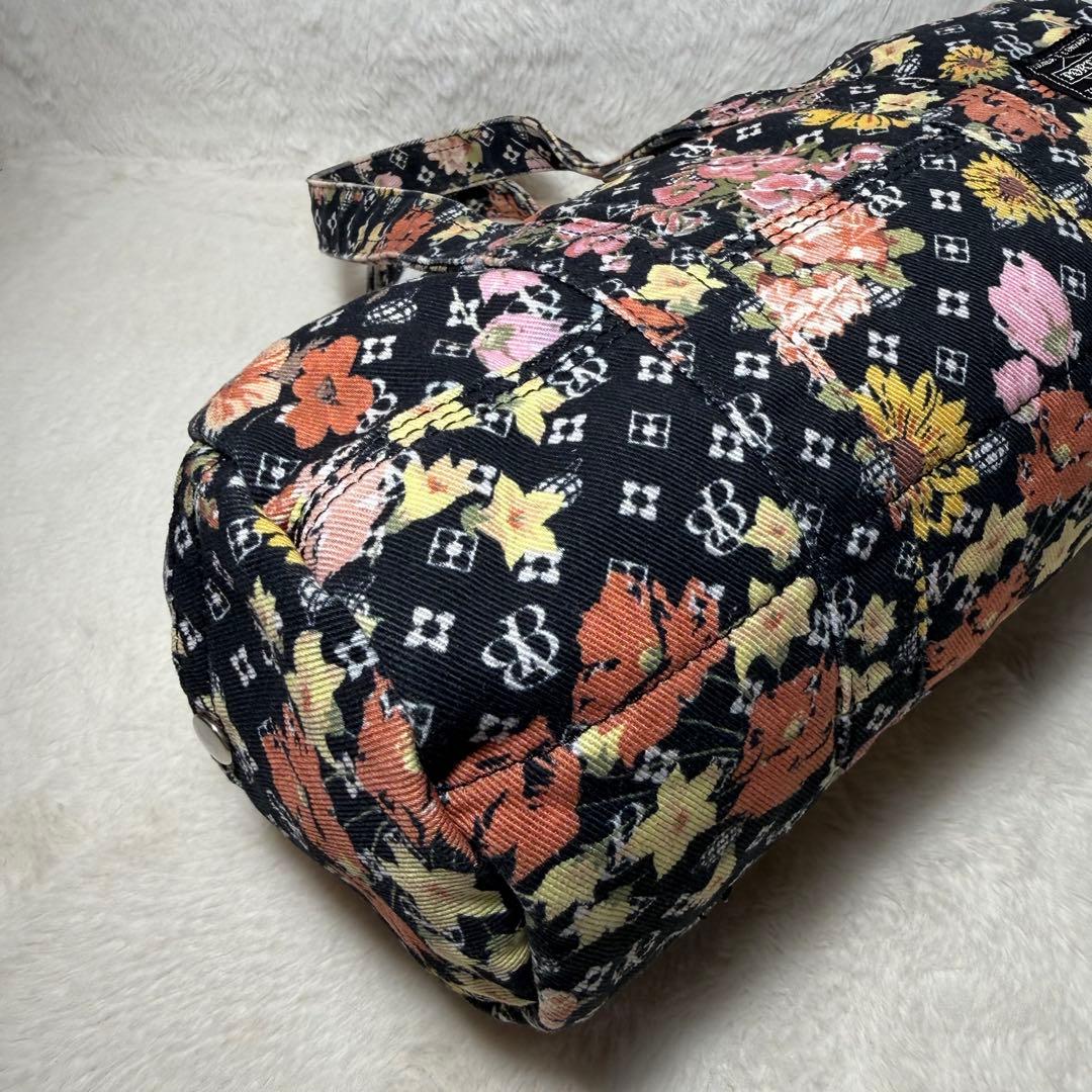 PORTER×BEAMS BOY 花柄モノグラム　ミニボストン