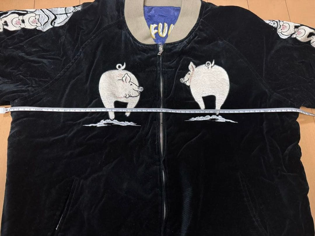 STUDIO D'ARTISAN ステュディオダルチザン スカジャン 七福豚