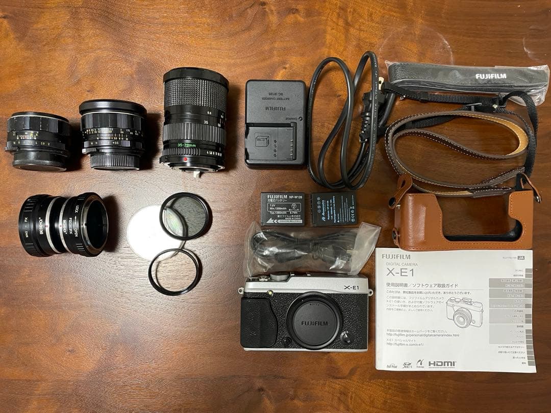 FUJIFILM X-E1 ミラーレス 一眼 オールドレンズ タクマール
