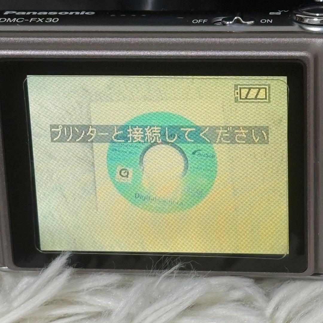 Panasonic LUMIX DMC-FX30 実働品 完品 ブラウンデジカメ