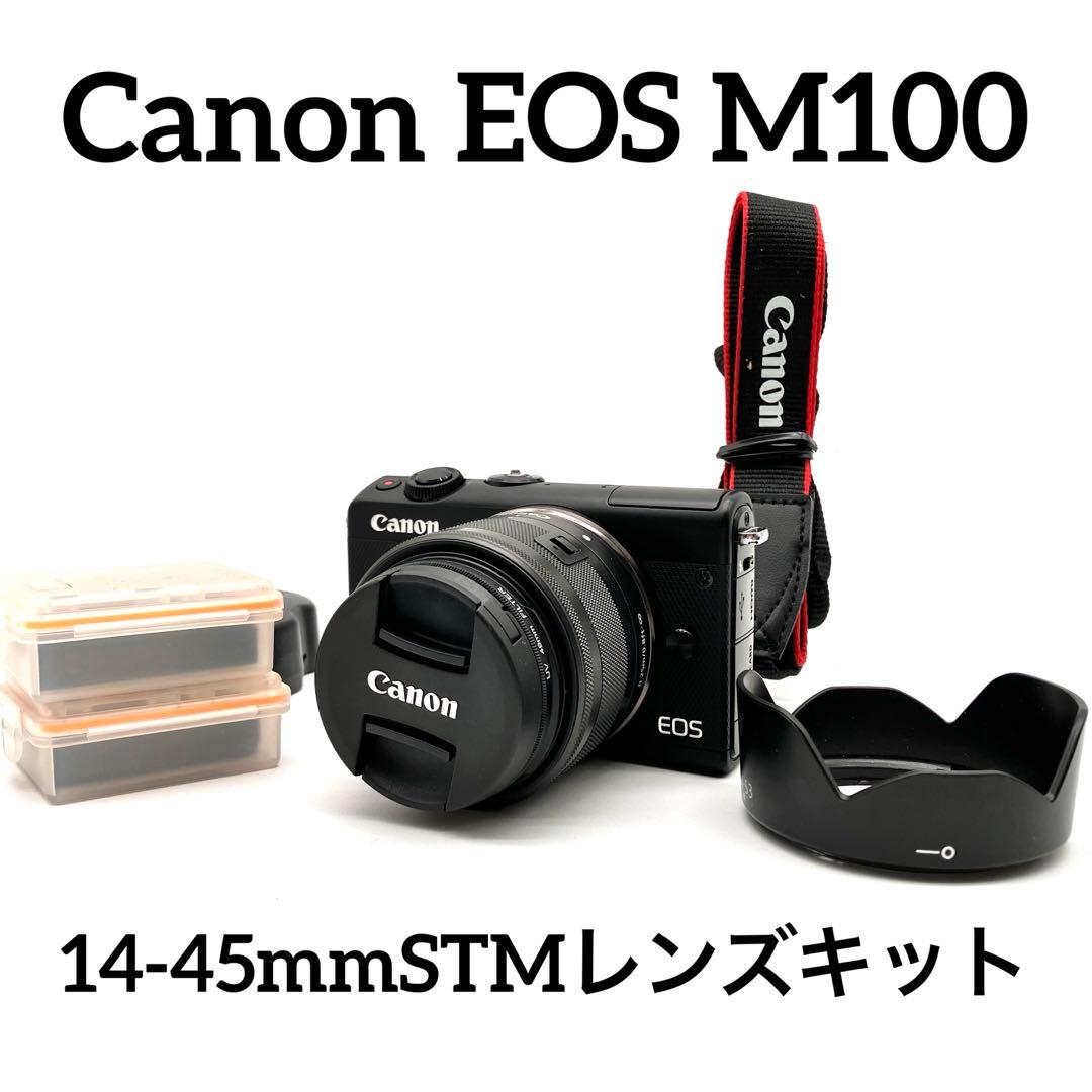美品♪ Canon EOS M100 ブラック　15-45mmレンズキット