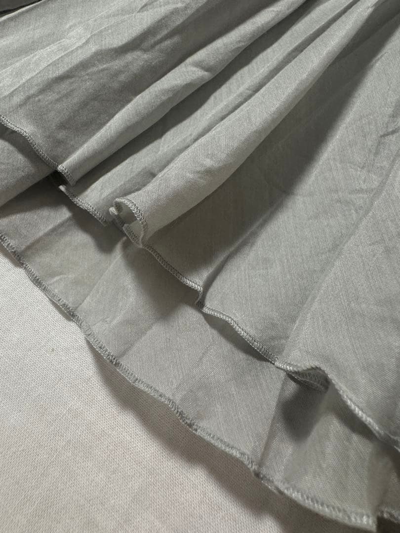 Whim Gazettコットンシルクテシボリブラウス