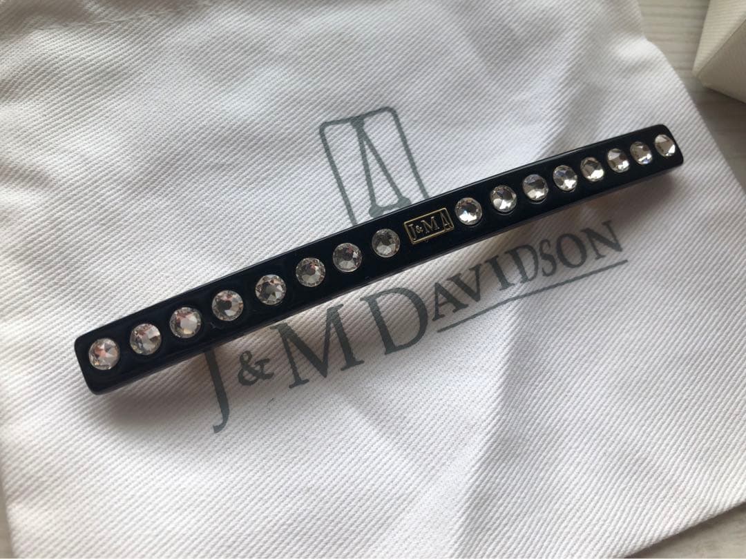 アレクサンドルドゥパリ　j&m davidsonコラボ　バレッタ　クリスタル