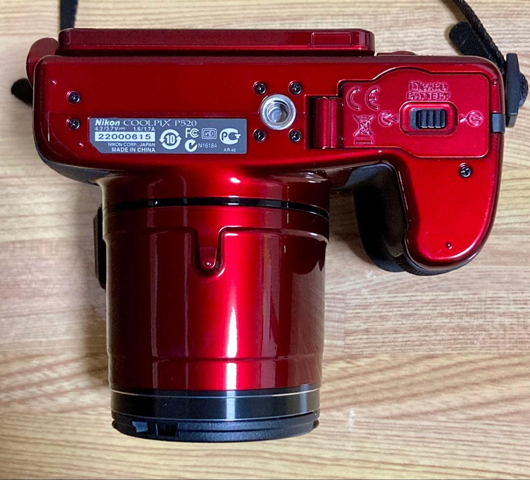 Nikon COOLPIX P520 美品 デジカメ 動作確認済み カメラバッグ