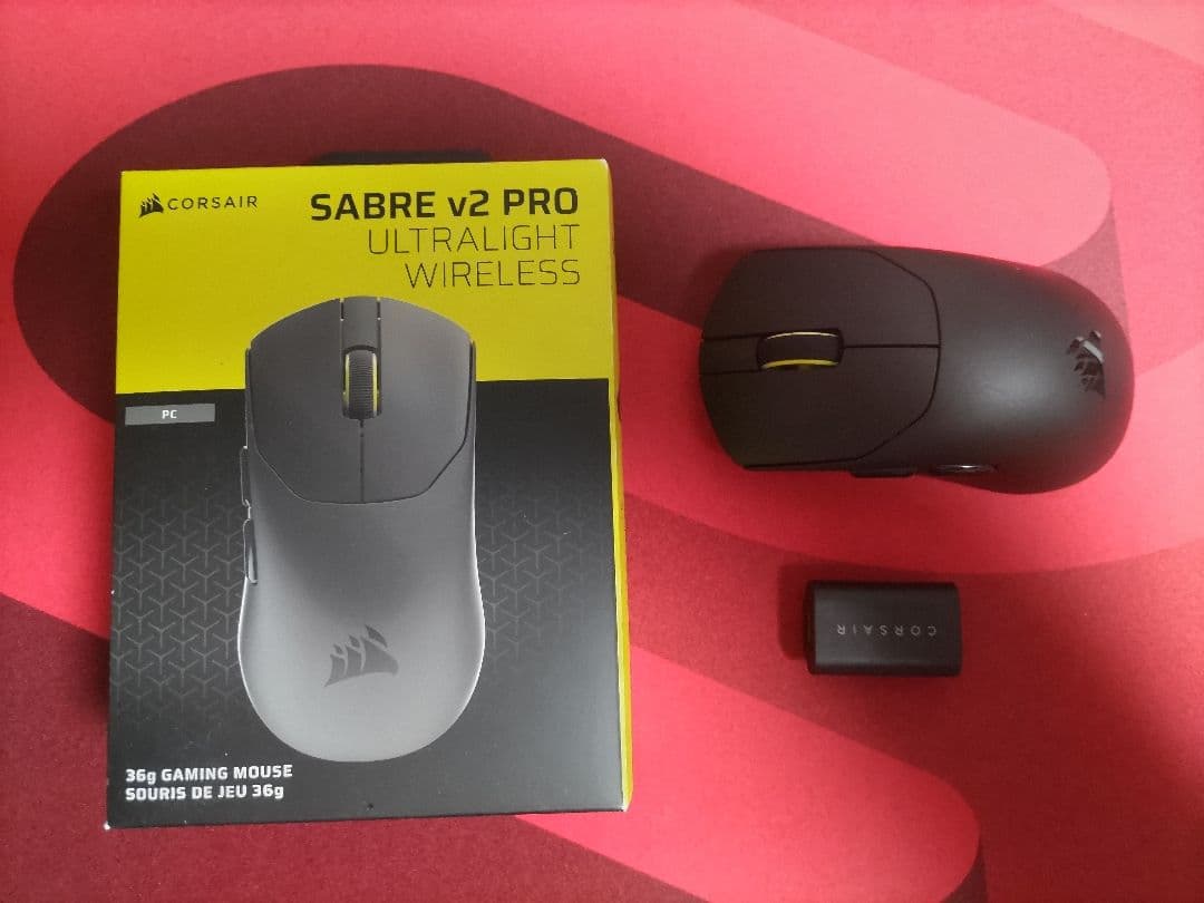 Corsair Sabre v2 Pro ワイヤレスマウス 本体