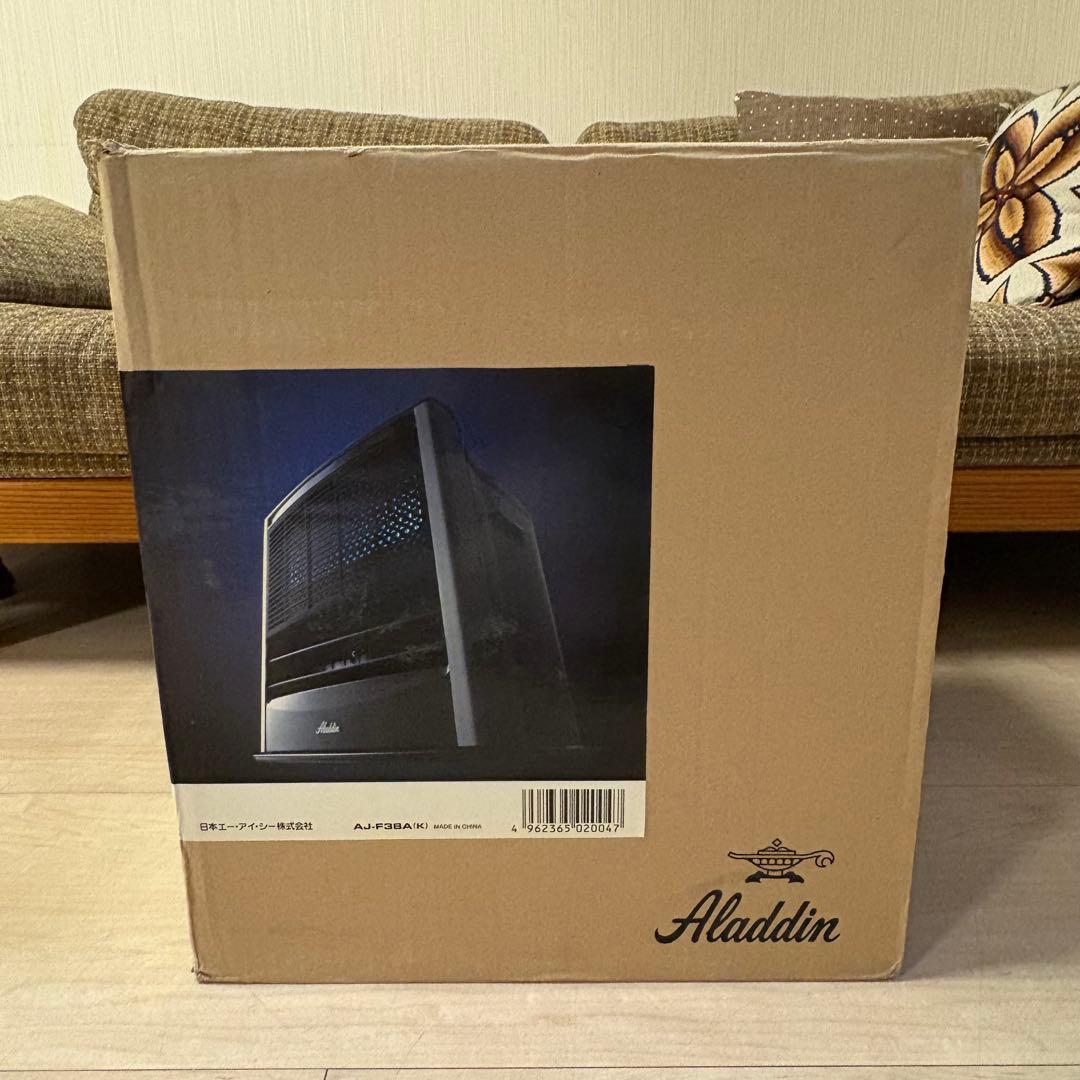 【ほぼ美品】アラジン 石油遠赤ヒーター AJ-F38A(K) ブラック