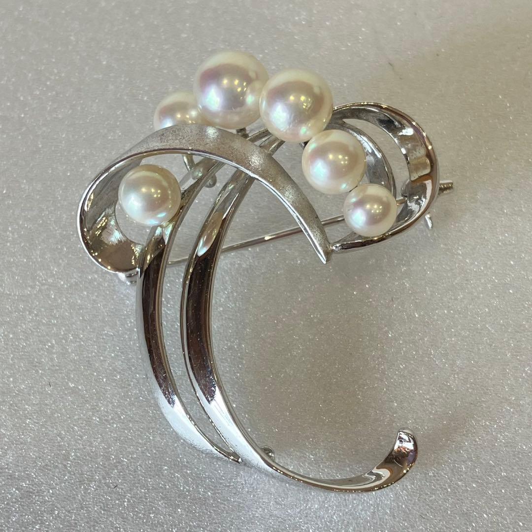 【TASAKI/タサキ パール ブローチ】真珠 レディース