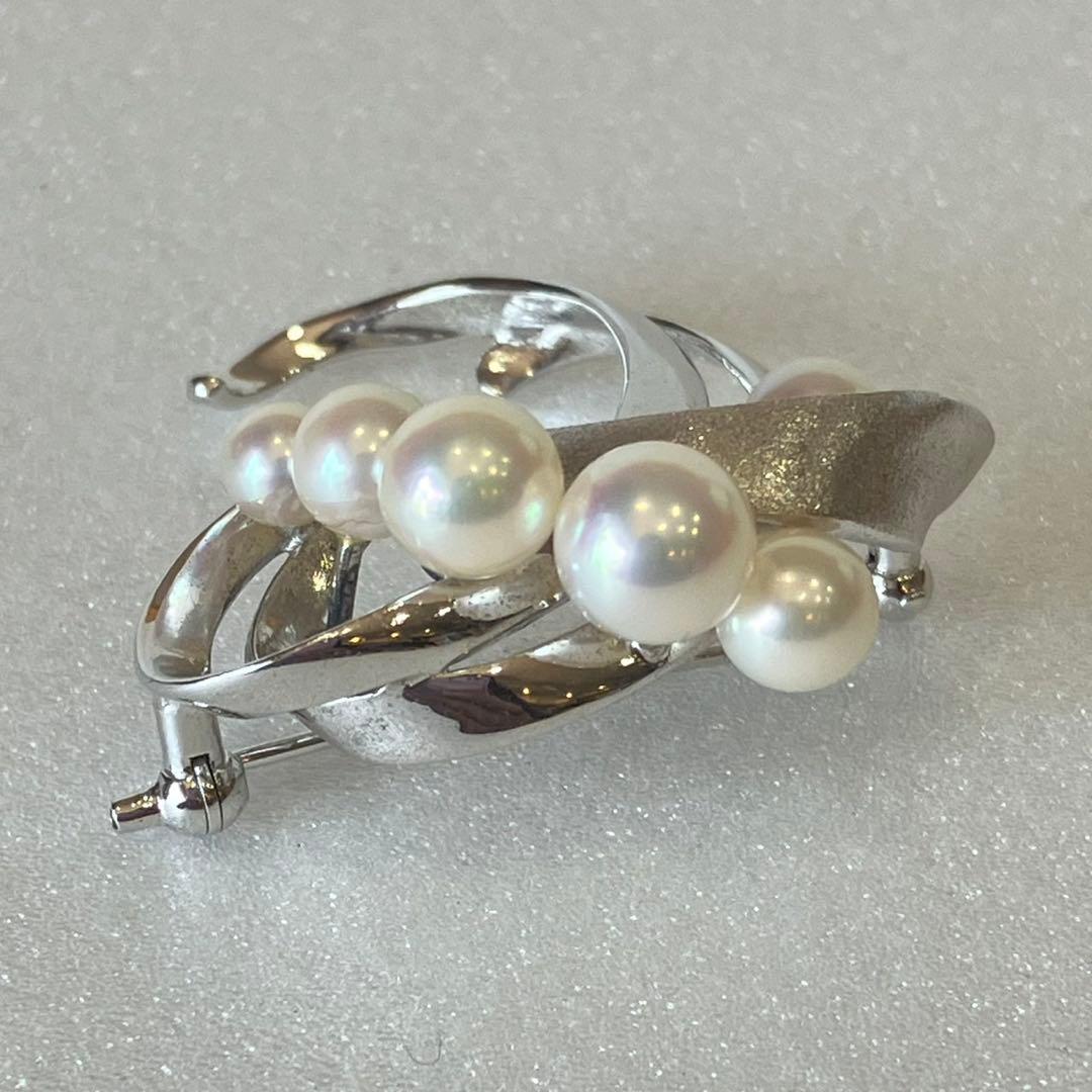 【TASAKI/タサキ パール ブローチ】真珠 レディース