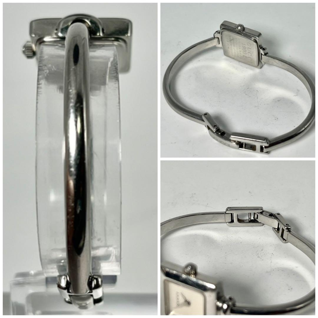 【稼働品】グッチ 1900 L バングルウォッチ ドレス 腕時計 スクエア