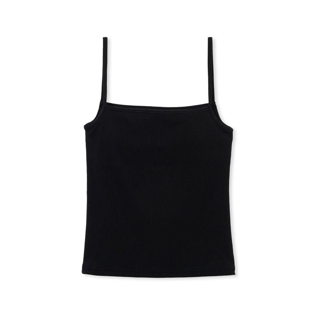 THE SHISHIKUI COTTON C キャミソール　ブラック　M