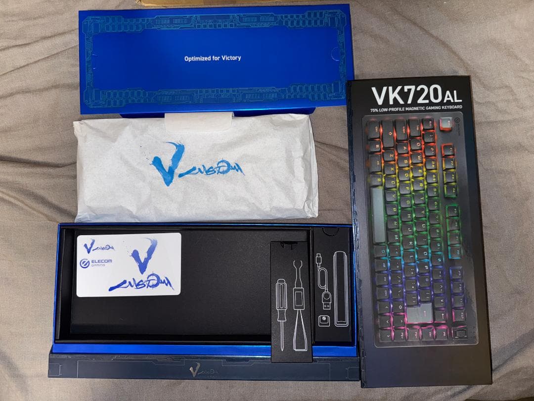 エレコム ゲーミングキーボード V custom VK720AL 日本語配列