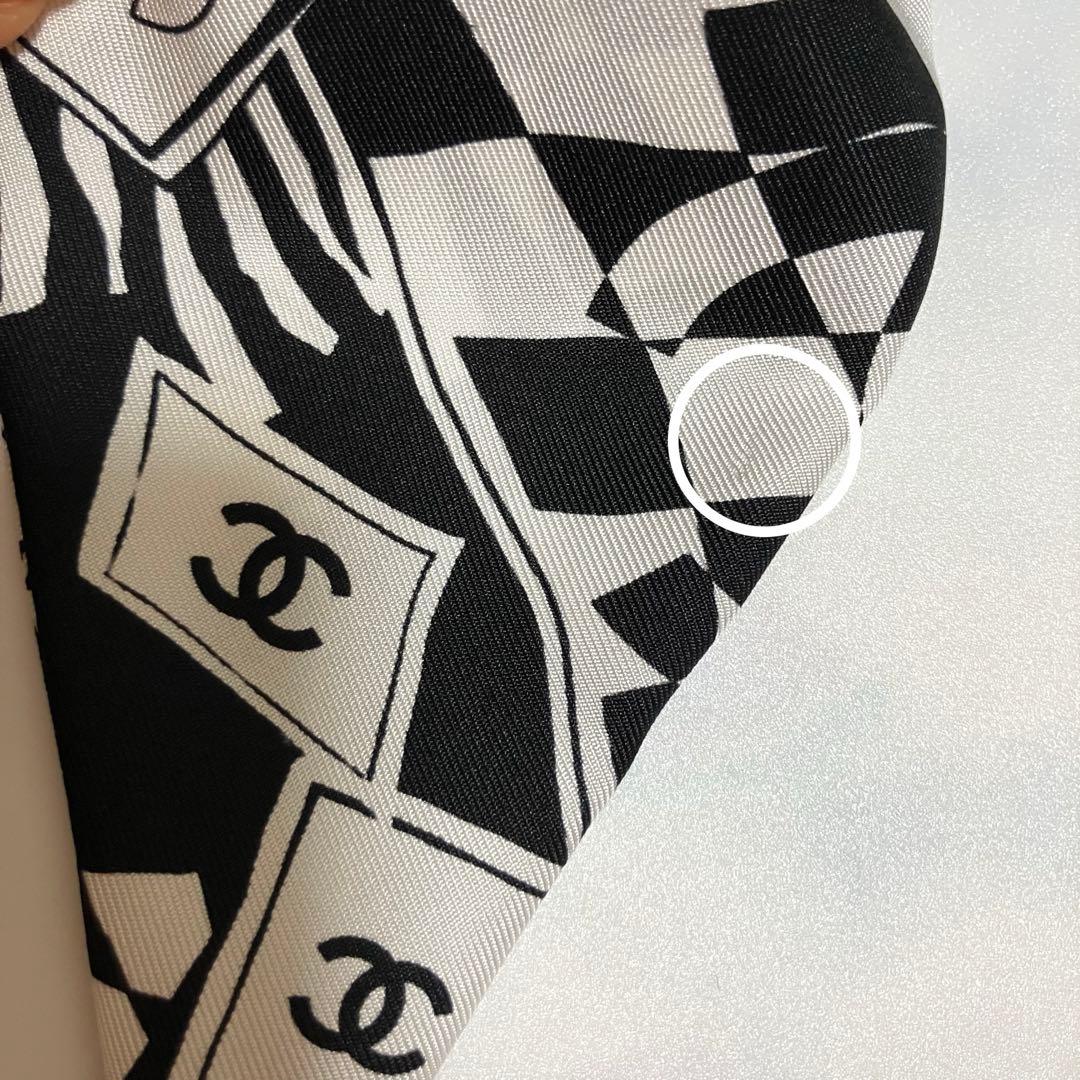 シャネル CHANEL 23C クルーズコレクション シュシュ リボン 美品