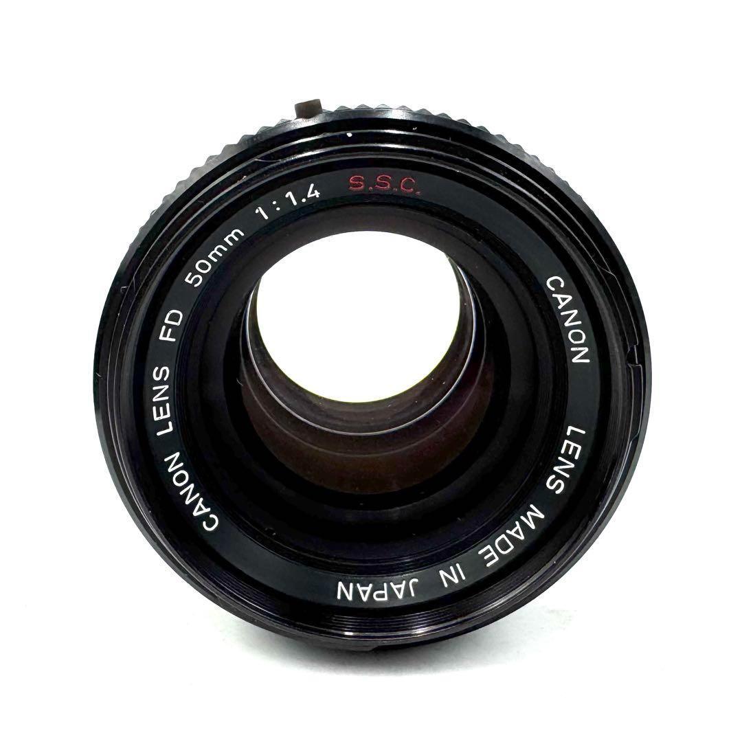 美品 Canon A-1 フィルムカメラ FD 50mm f1.4 レンズ