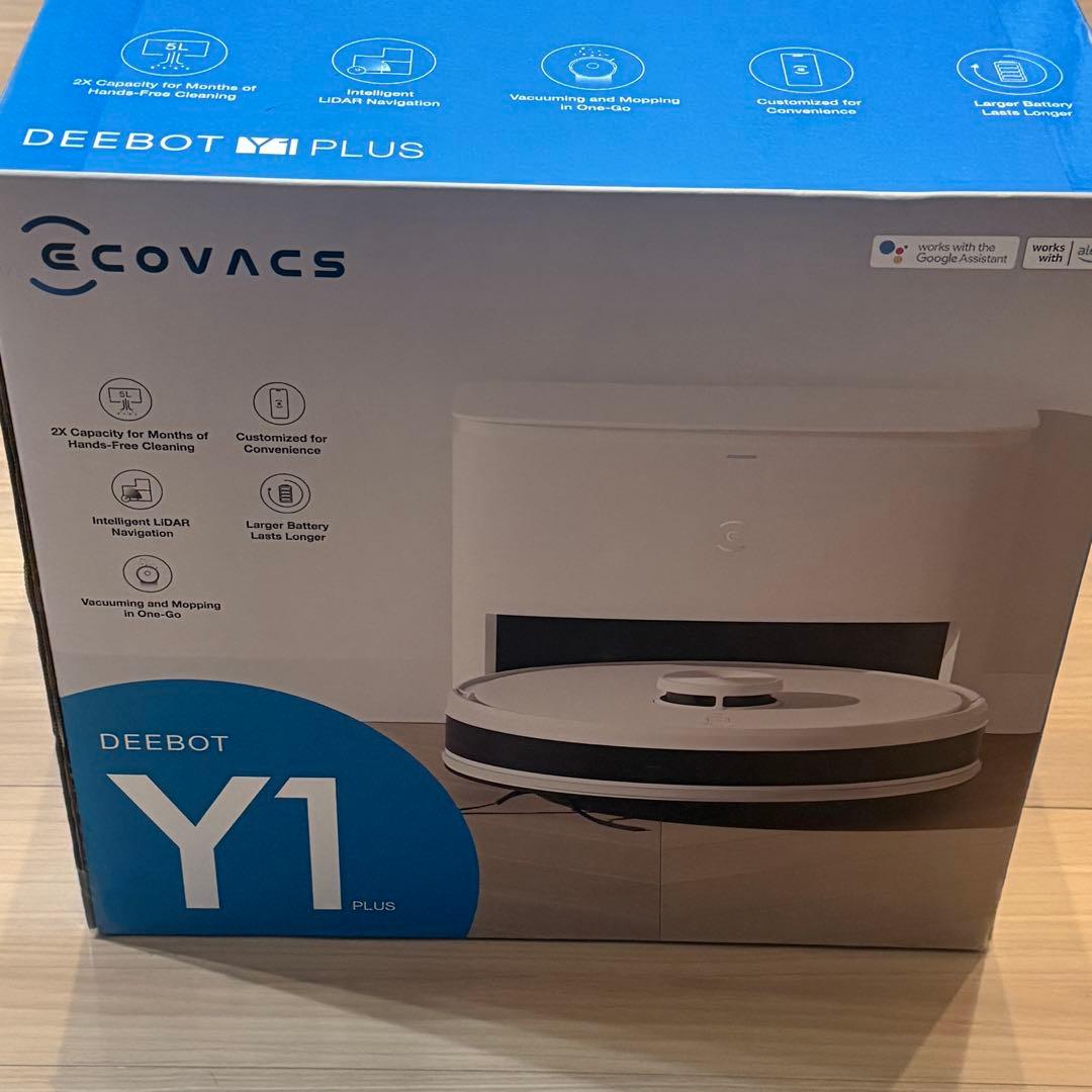 DEEBOT Y1 PLUS 本体 新品未開封 ECOVACS 掃除機 即購入可