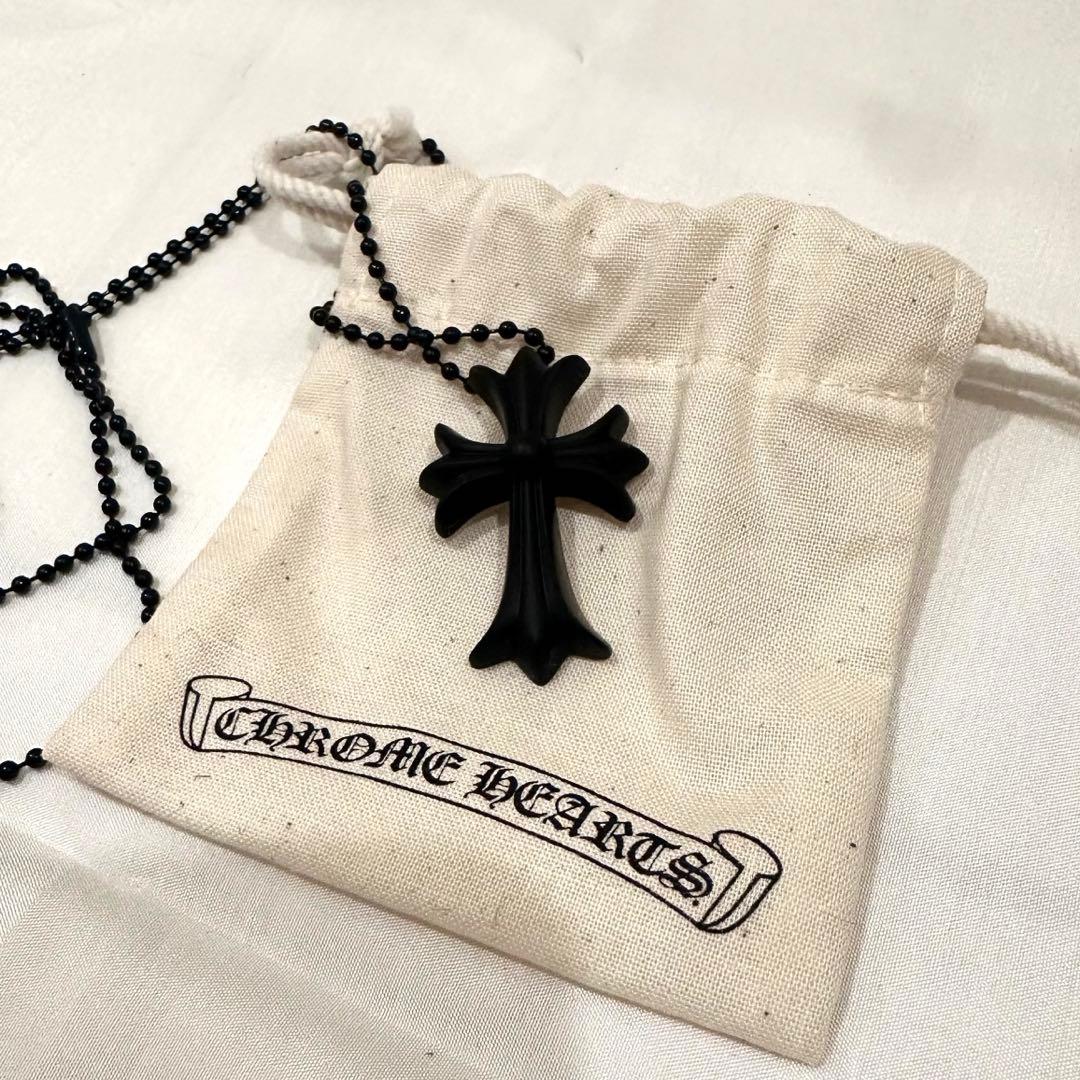 【限定値下げ】CHROME HEARTS ラバーネックレス　正規品　美品