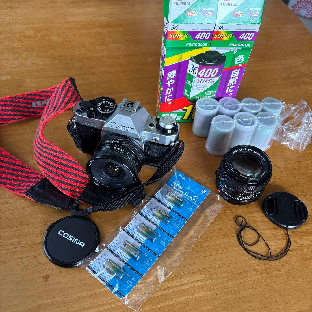 Canon AE-1 一眼レフカメラ レンズ2本付き