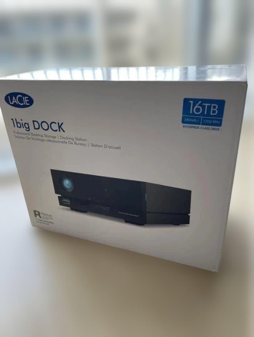 未開封 LaCie ラシー HDD 16TB サンダーボルト3