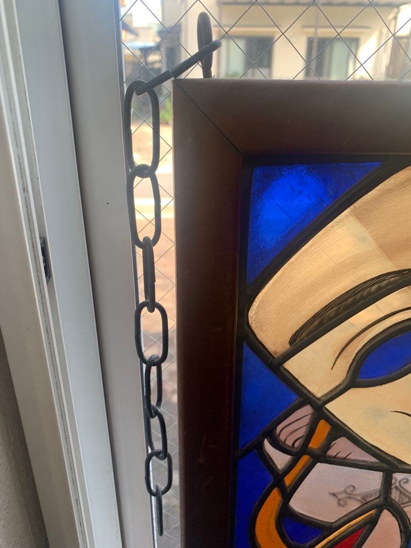 ステンドグラス絵付けパネル 「ARS LONGA」