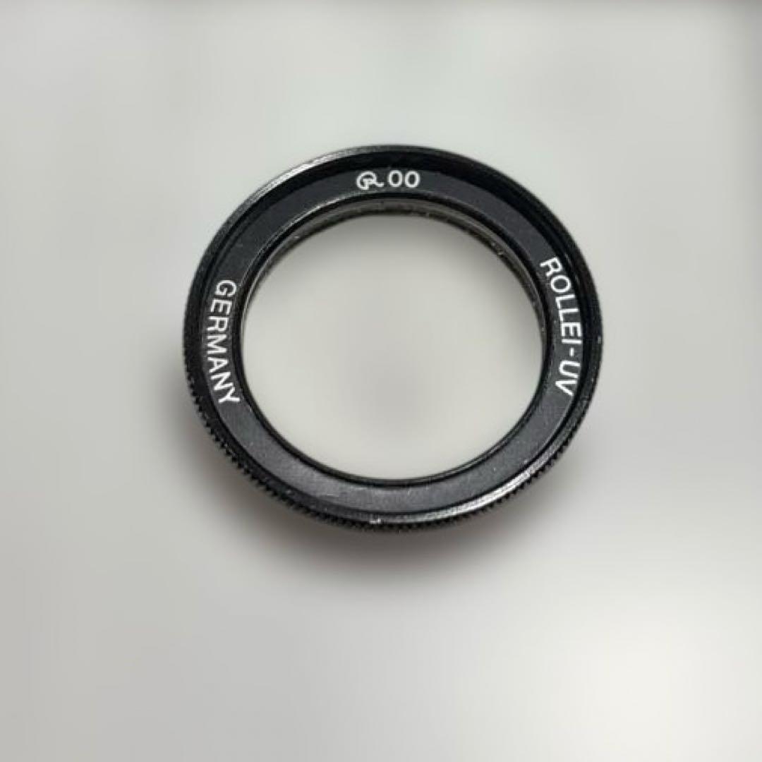 Rollei 35 コンパクトフィルムカメラ ストロボ、UVフィルターセット