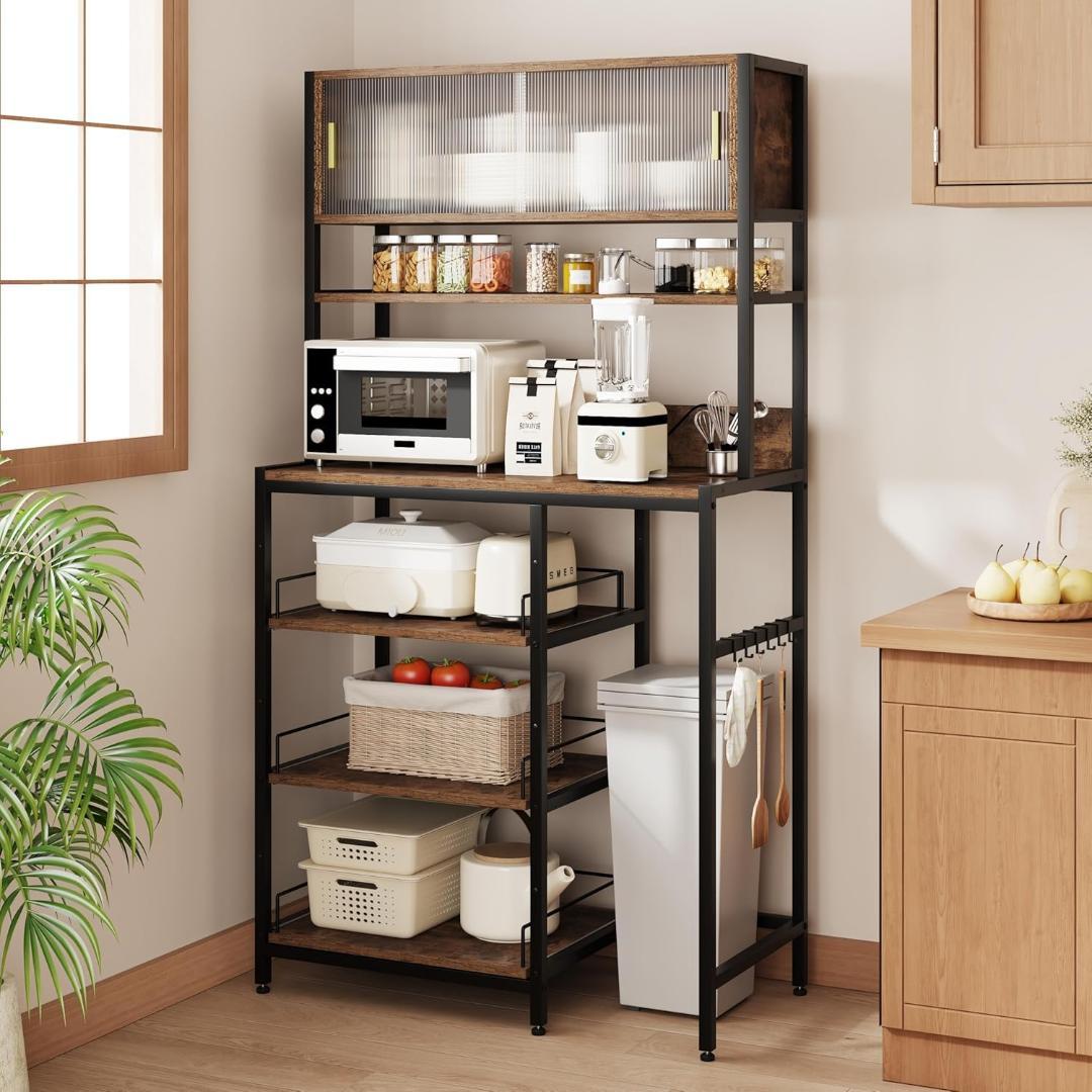 LVB キッチンラック レンジ台 キッチン 収納 引き出し付き