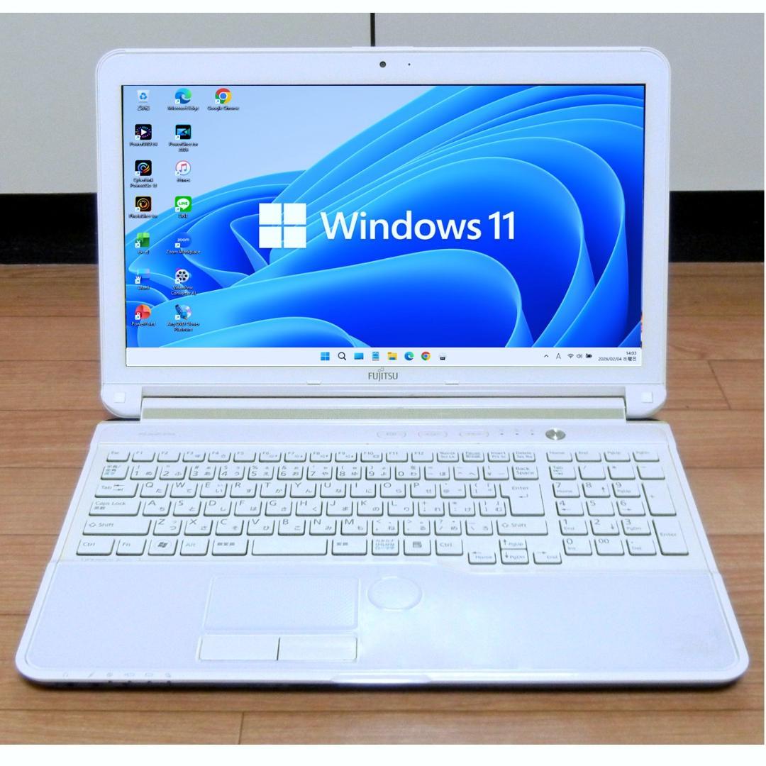 i7 SSD オフィス メモ8 富士通 ノートパソコン fmv LIFEBOOK