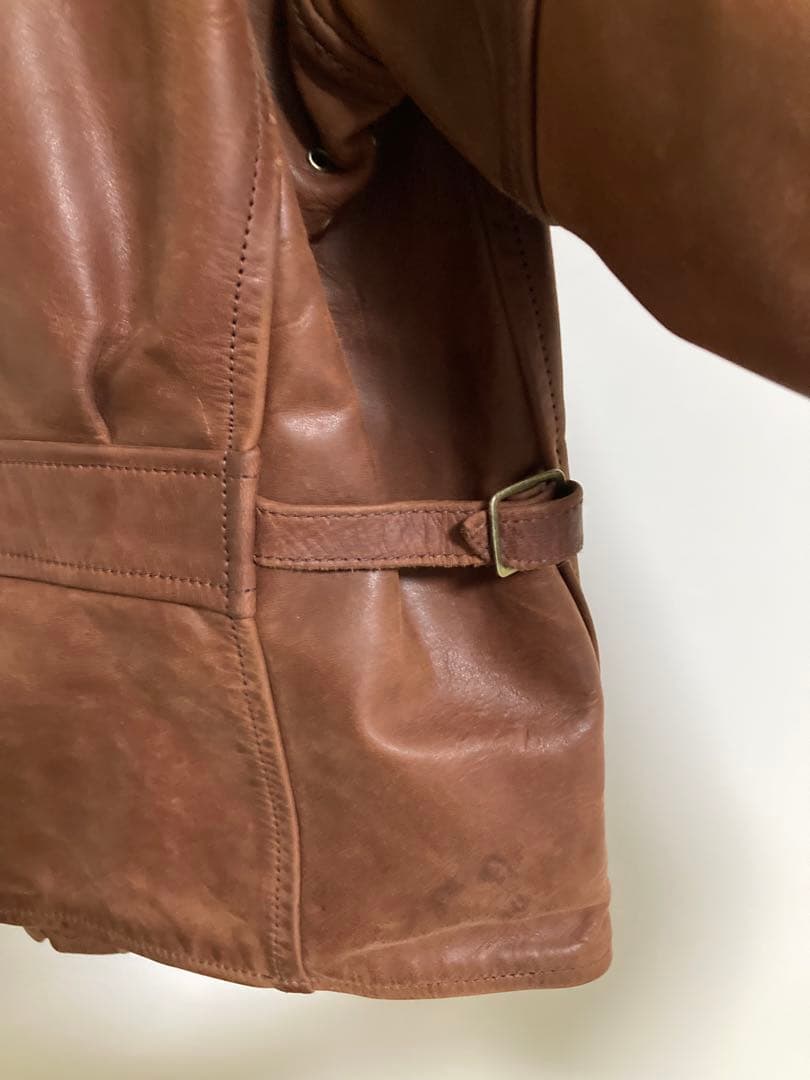 最終 Aero Leather Halfbelt 1930s エアロレザー 40