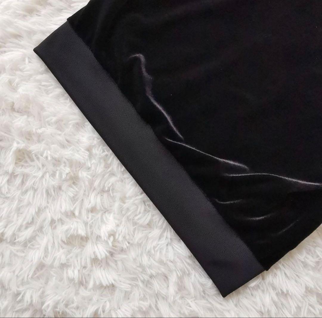 adidas ベルベット ジャージ 黒 UK 10